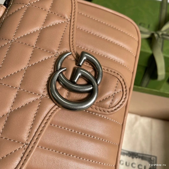 First bag ru Handle GUCCI GG Top Bag Mini Marmont 0727